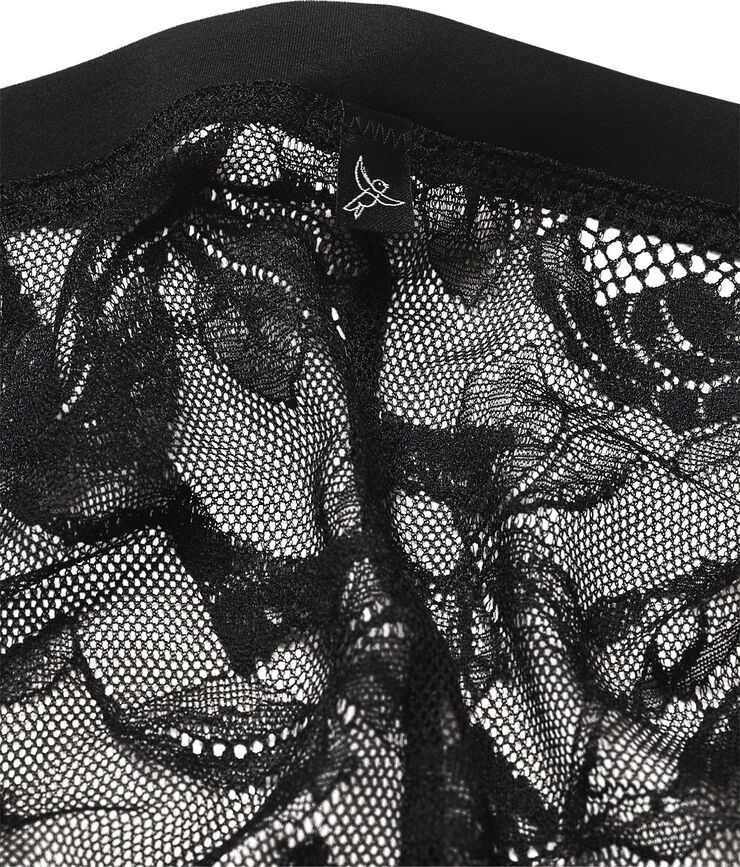 Closely Brief the bird high waist Black