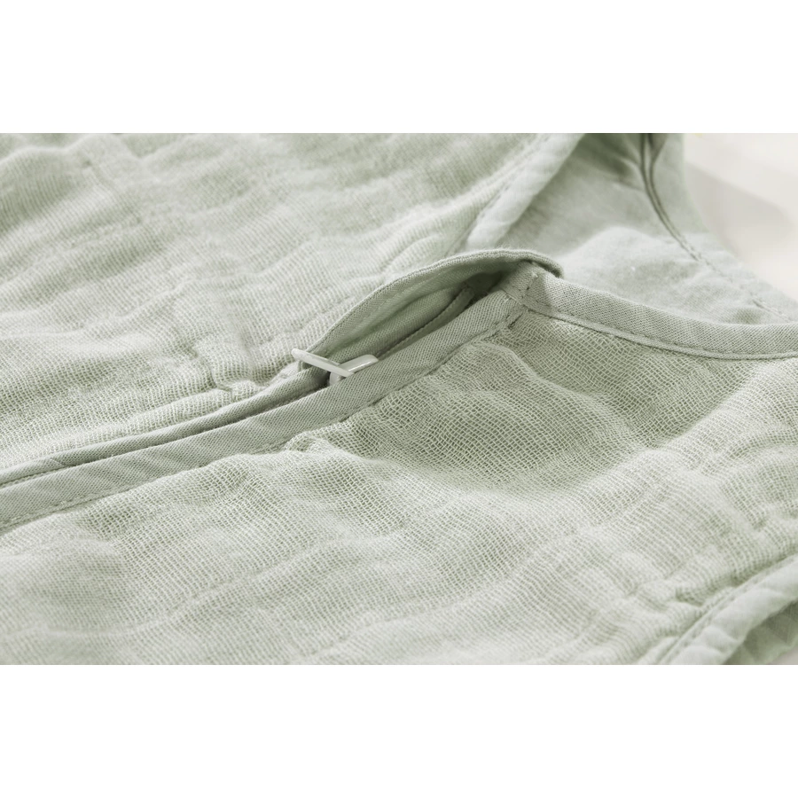 Alvi® Mullschlafsack uni grün