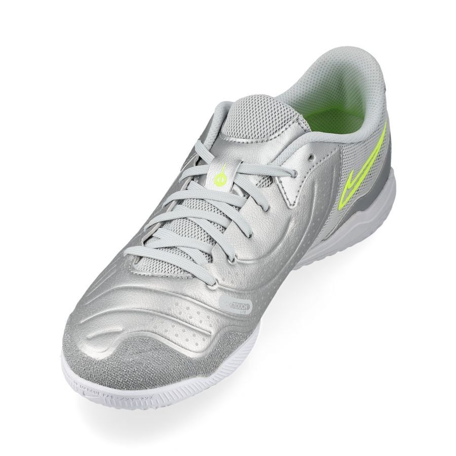 Nike Tiempo Legend 10 Academy IC Mad Voltage - Argenté/Blanc/Jaune Fluo