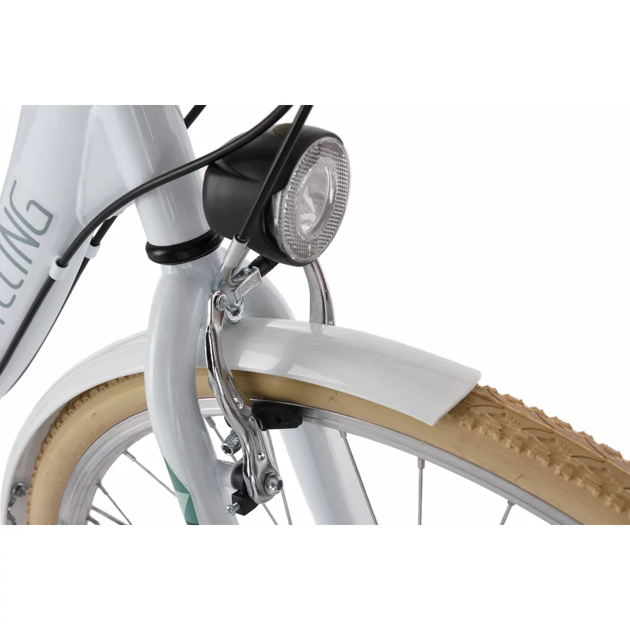 KS Cycling Damenfahrrad Cityrad 6-Gänge Toskana 26 Zoll Weiß