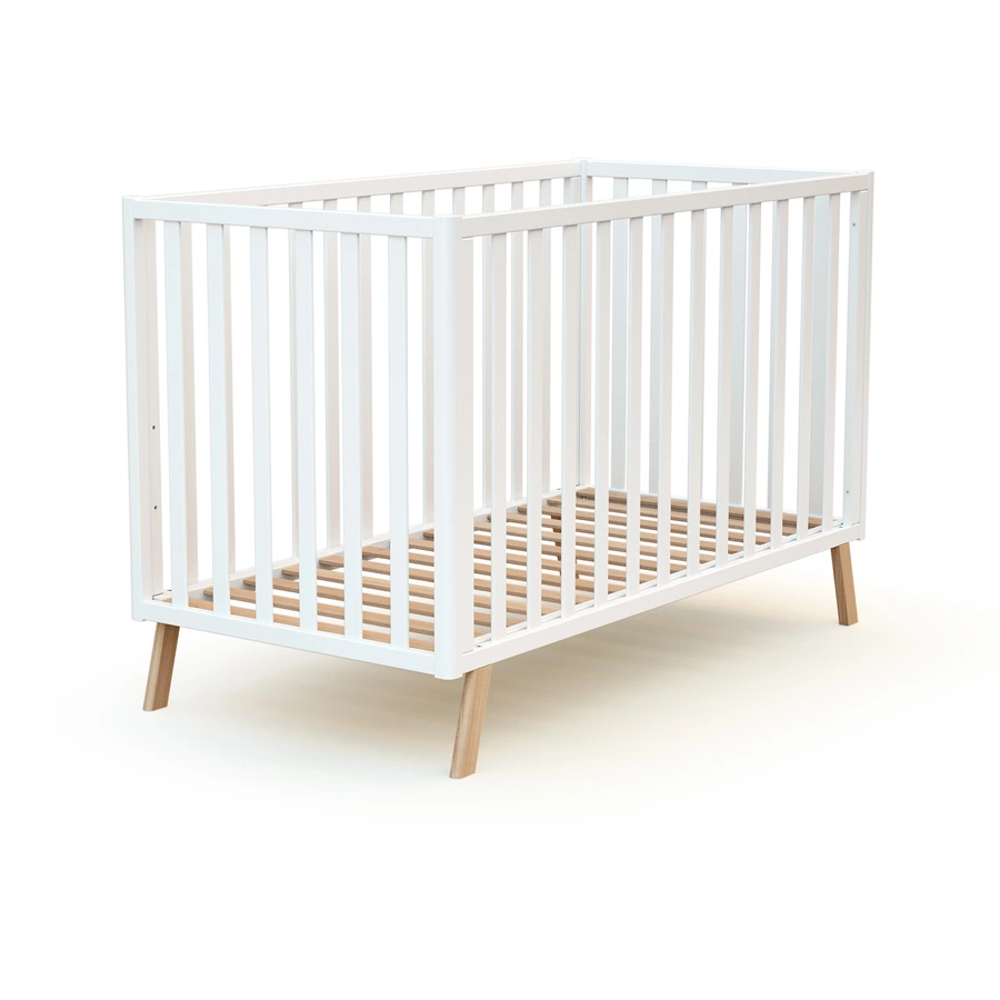 AT4 Babybett CONFORT 60 x 120 cm weiß
