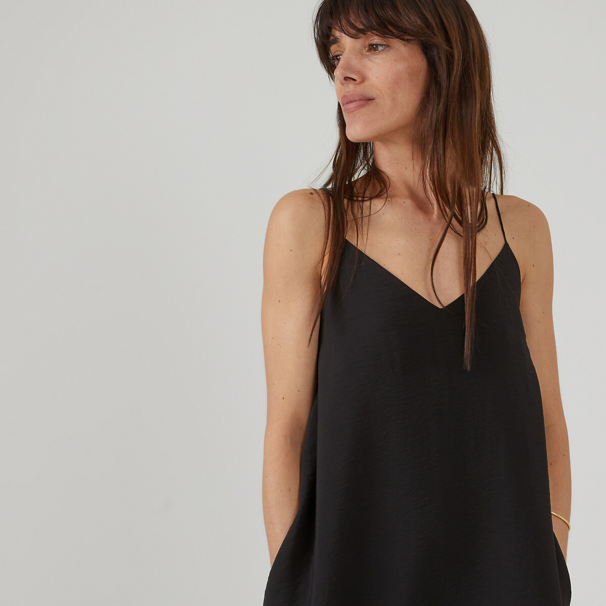 COLEÇÕES LA REDOUTE<br>Saia longa com alças finas