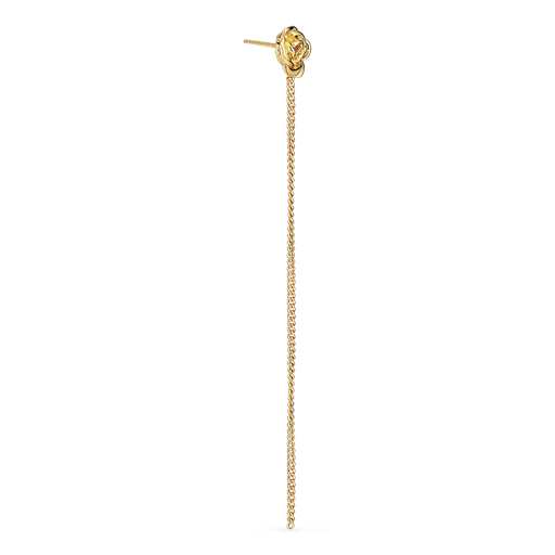 Jane Kønig Rose Chain Ørering, Gold Plated
