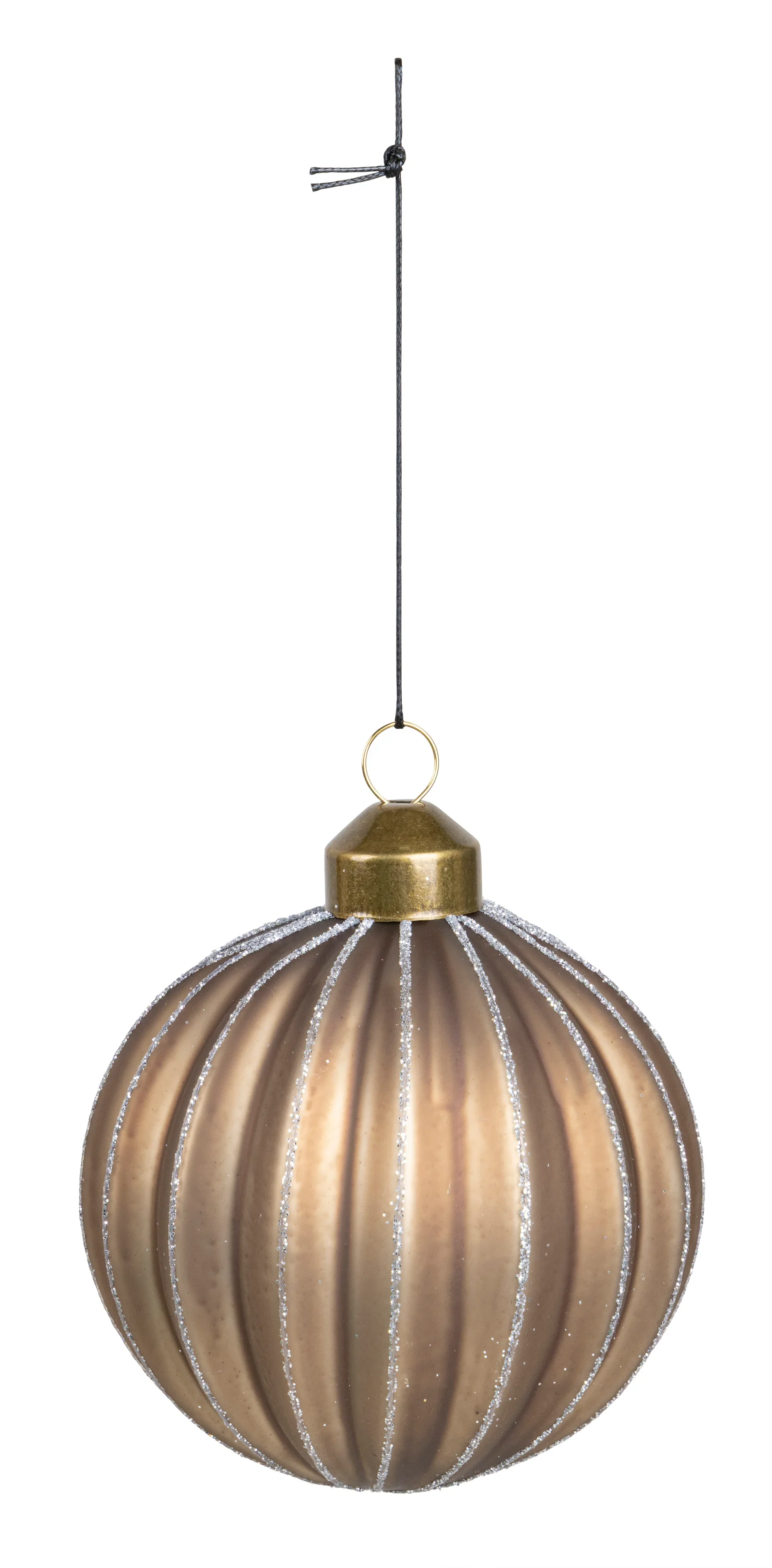 Julekule Twinkle Bredde 8 cm