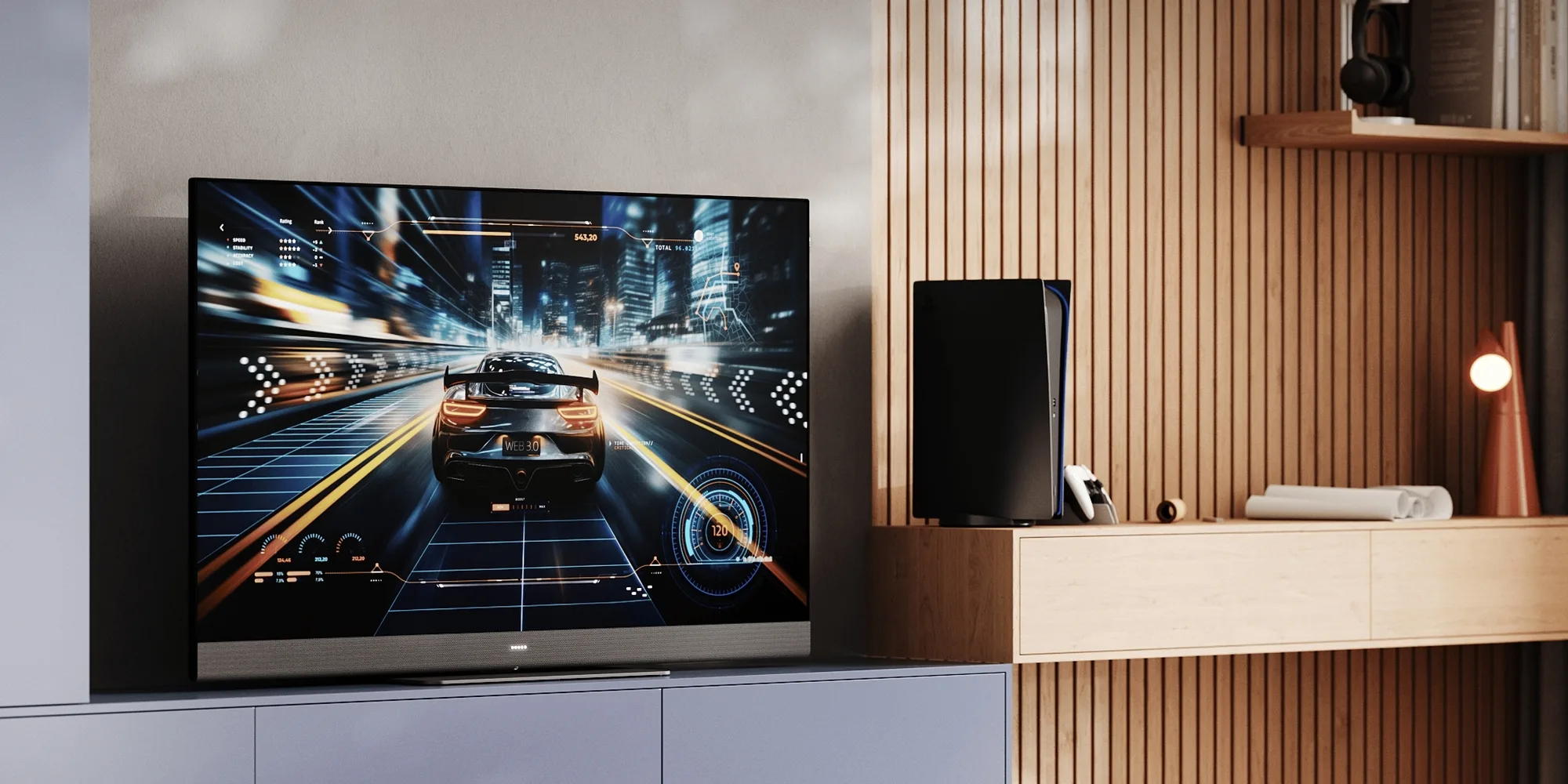 Loewe We. SEE 32 LCD Gris foncé TV LED
