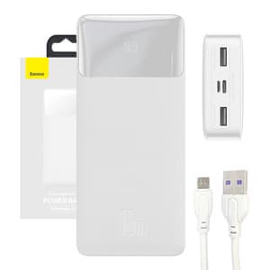 Powerbank Baseus Bipow 20000mAh, 15W (hvid)