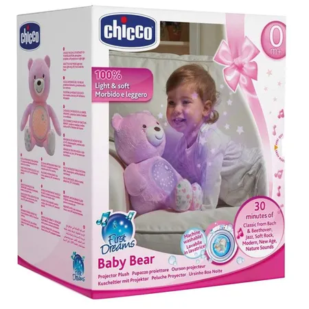 Chicco Bär Projektor mit Musik rosa