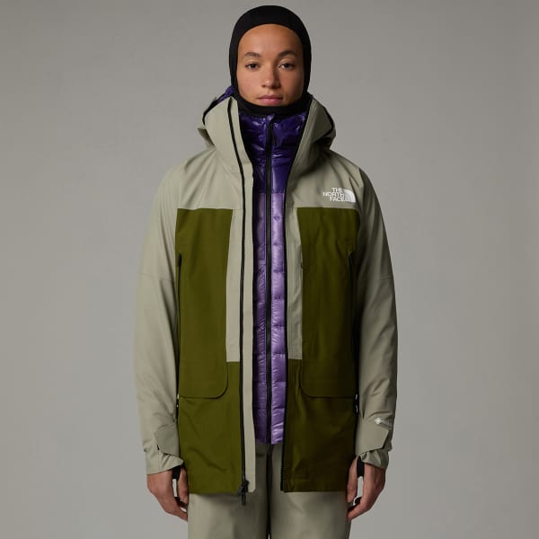 Veste de ski THE NORTH FACE W SUMMIT VERBIER GTX JKT CORNFLOWER GLACIAL FRACTURE PRINT