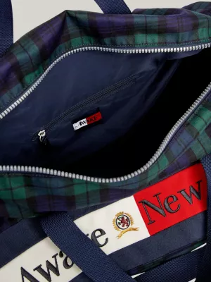 Bolsa de viagem Tommy x Awake NY Tartan
