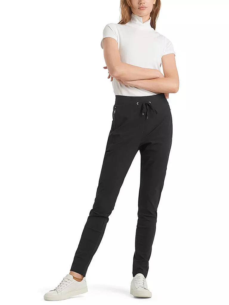 MARC CAIN Hose Jogging Fit schwarz