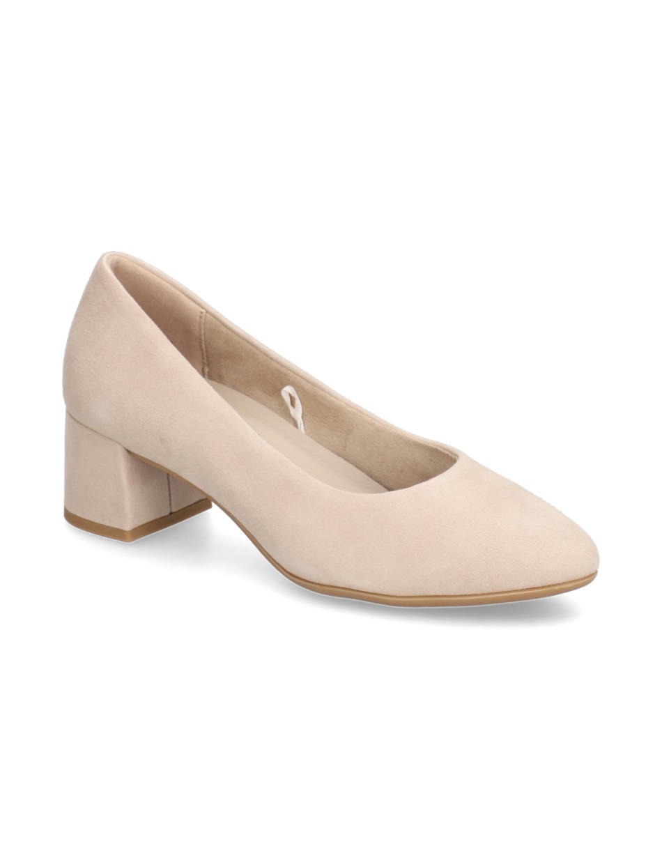 Veloursleder Pumps