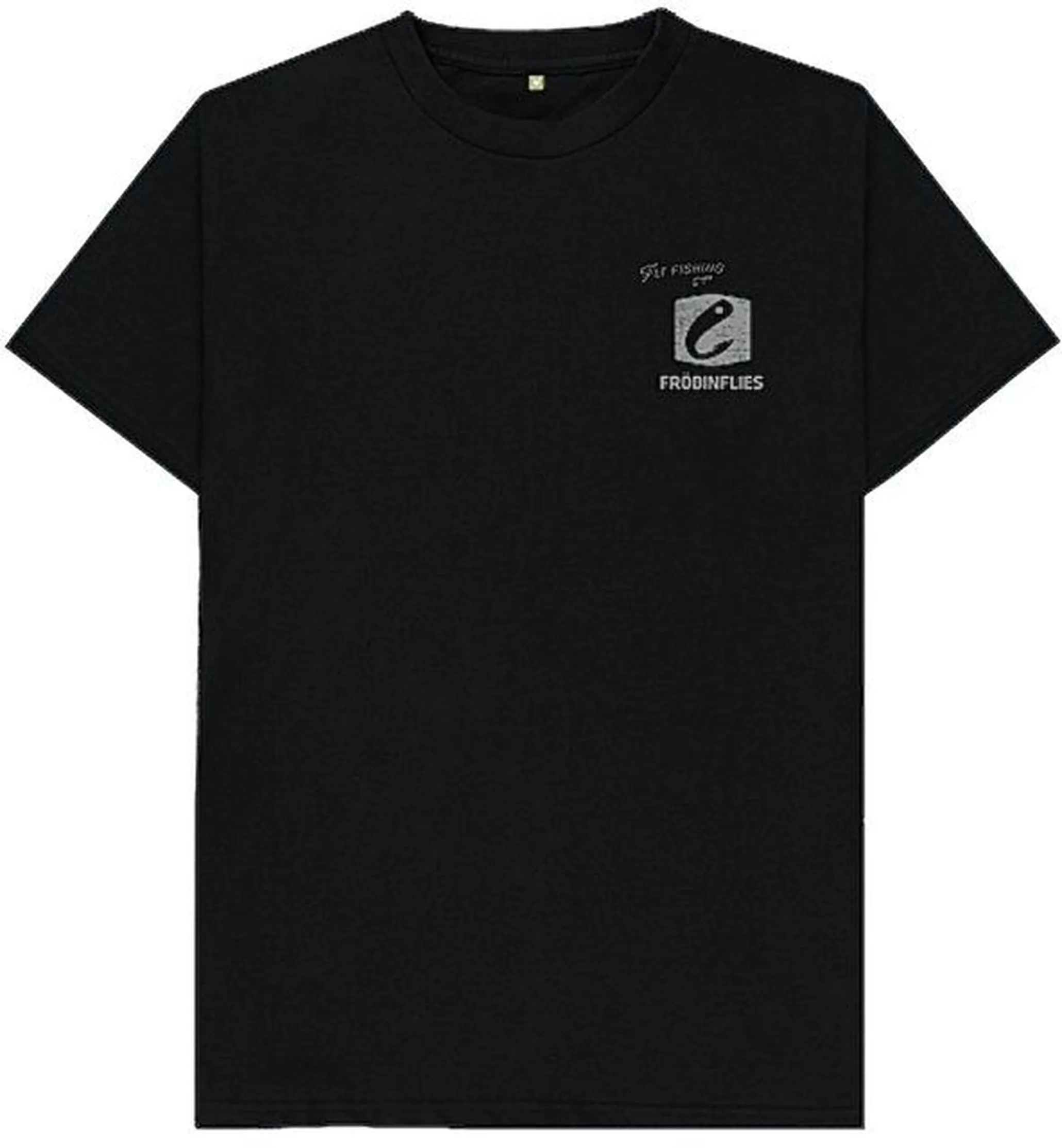 Frodin Flies Frödin Organic Salmon Fishing Logo Tee