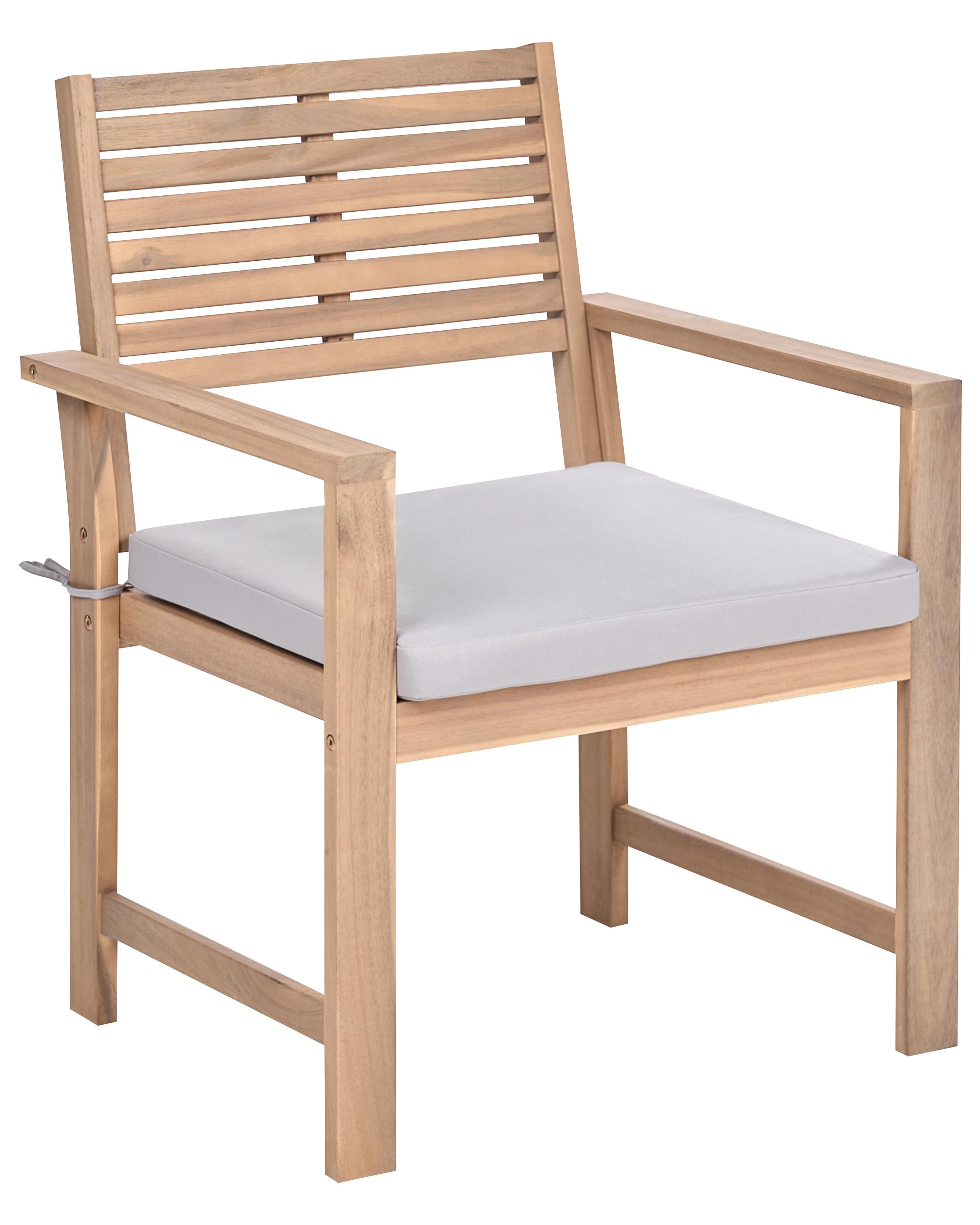 Loungeset met tafel 4-zits FIAMES Gecertificeerd acaciahout Grijs