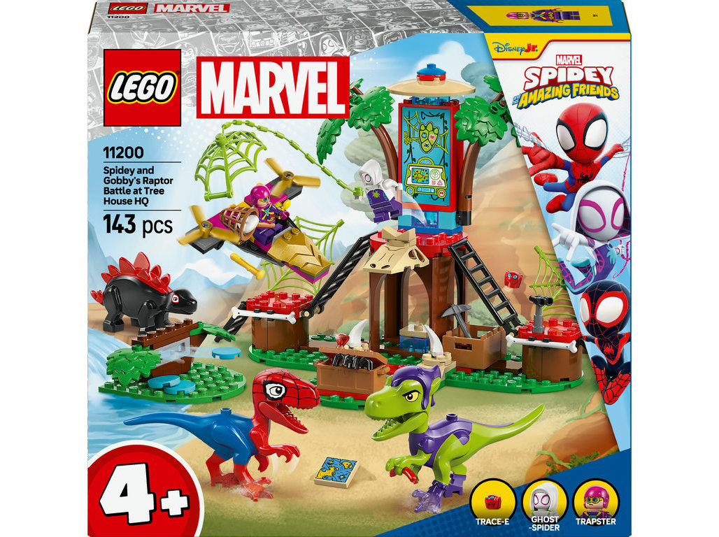 BATALHA DE RAPTORS LEGO SPIDEY