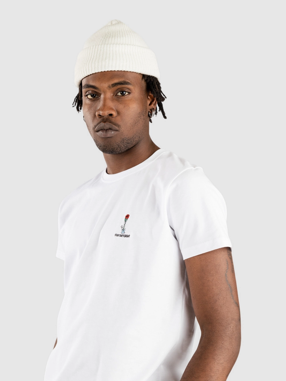 Iriedaily Rosebong Emb T-Shirt white