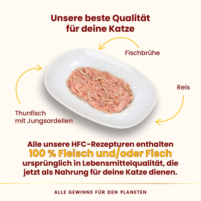 Almo Nature HFC Natural Thuhnfisch & Jungsardellen 70g