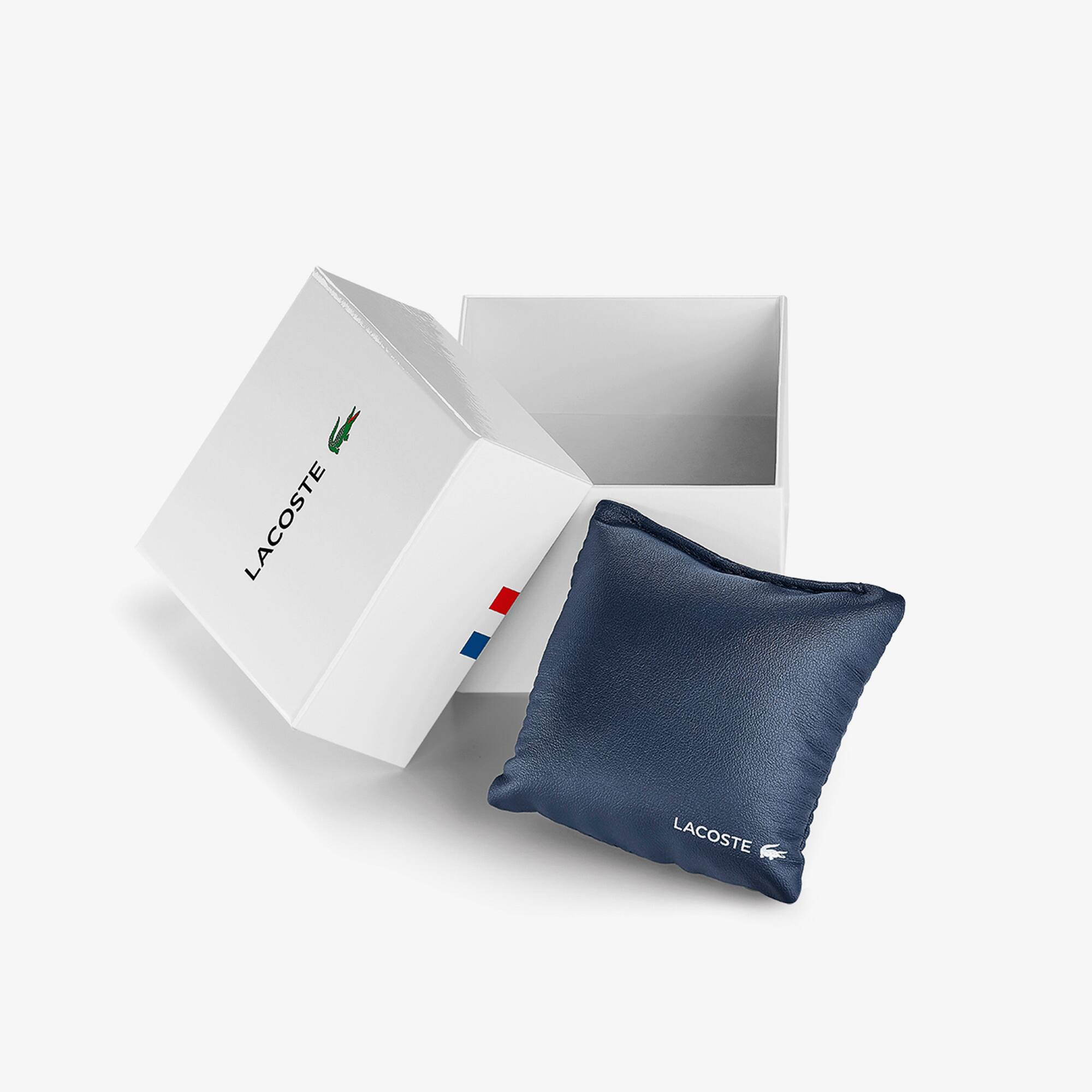 Crocodelle Dreizeigeruhr aus türkisfarbenem Silikon Uhren - Weiss - Lacoste - Damen
