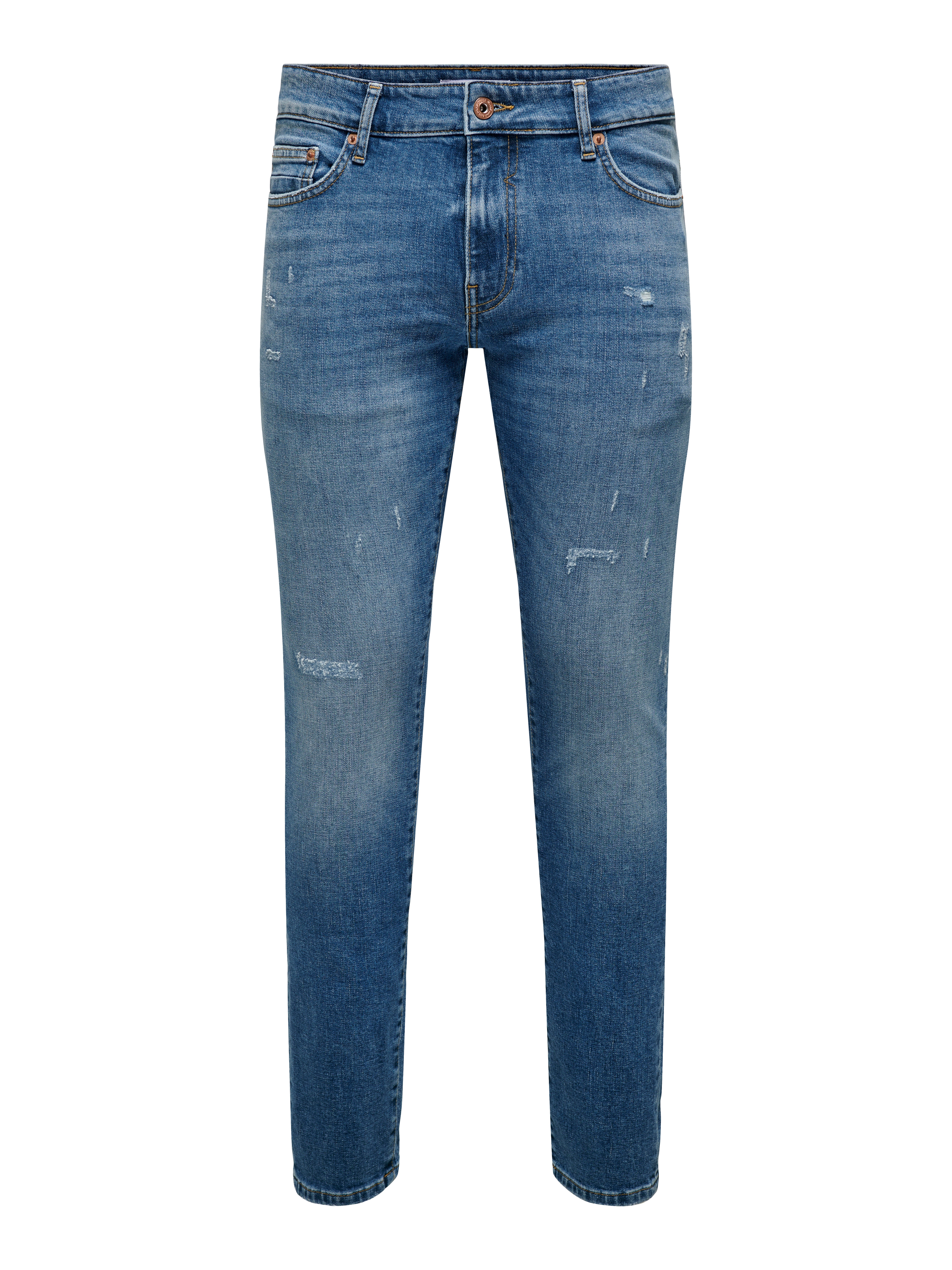 ONSLOOM Niedrige Taille Slim Fit Jeans Light Medium Blue Denim