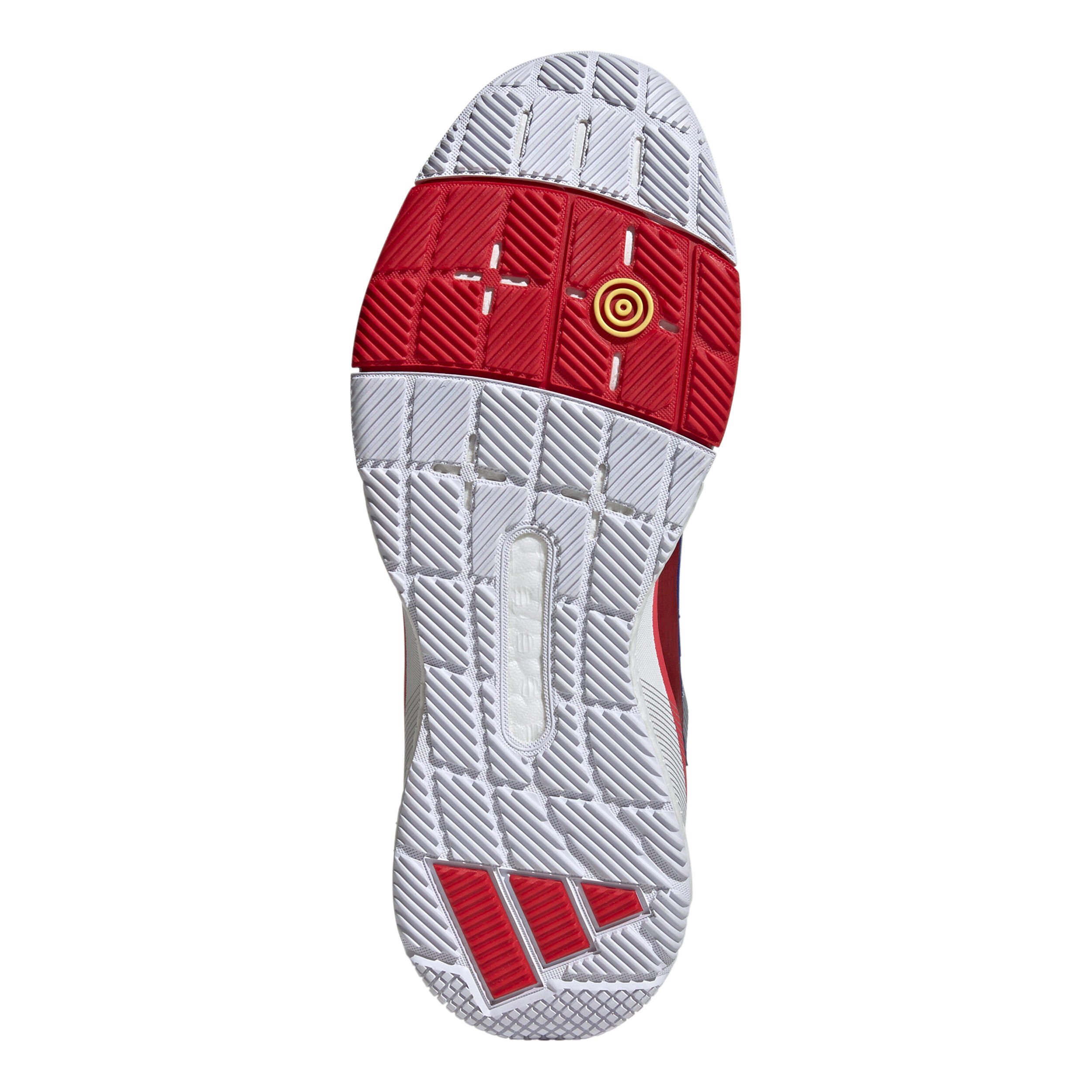 adidas Crazyquick Boost Chaussures Padel Hommes - Bleu , Argent