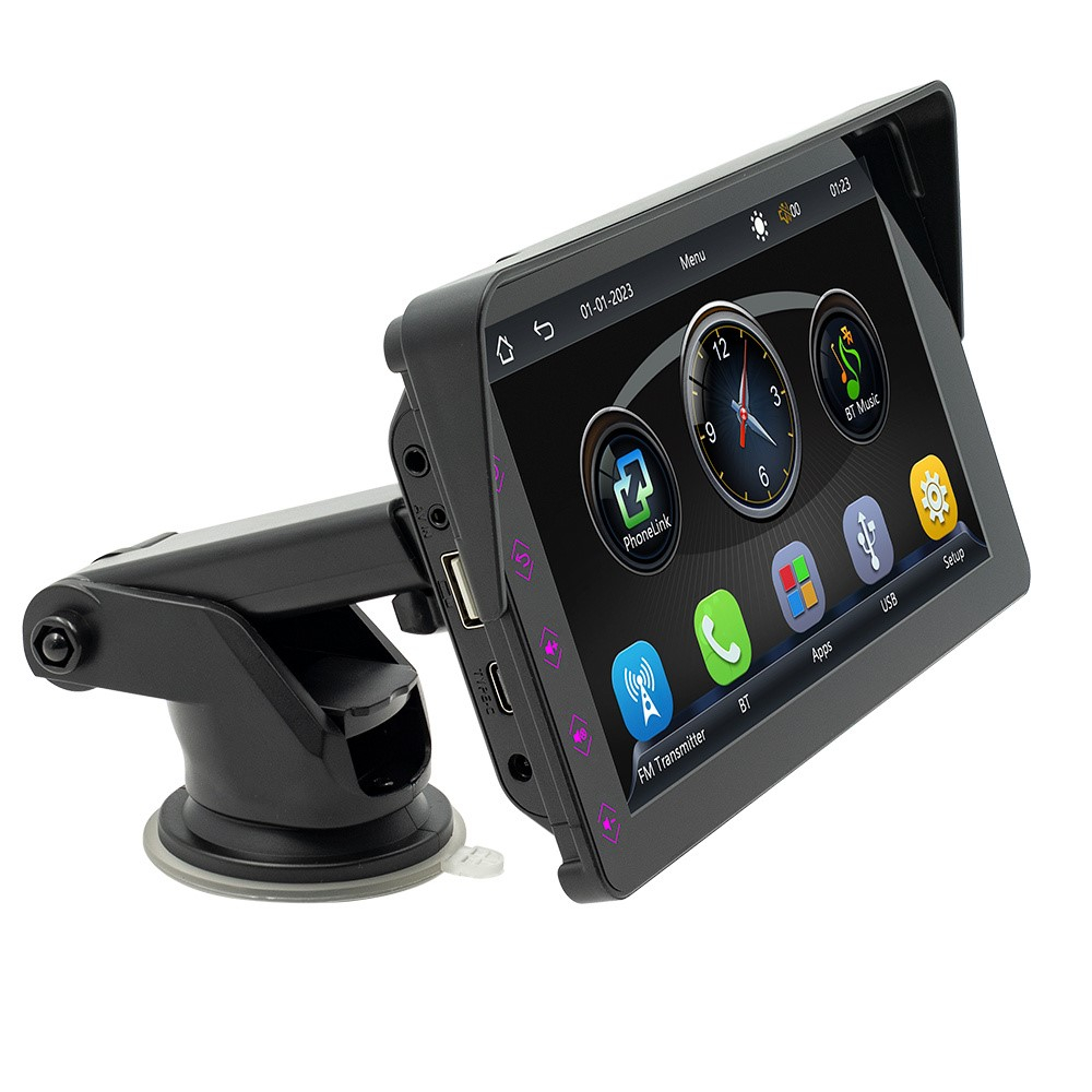 (182x104mm) Digitales Auto Radio FM Audio Transmitter Bluetooth MP5 Player mit 7