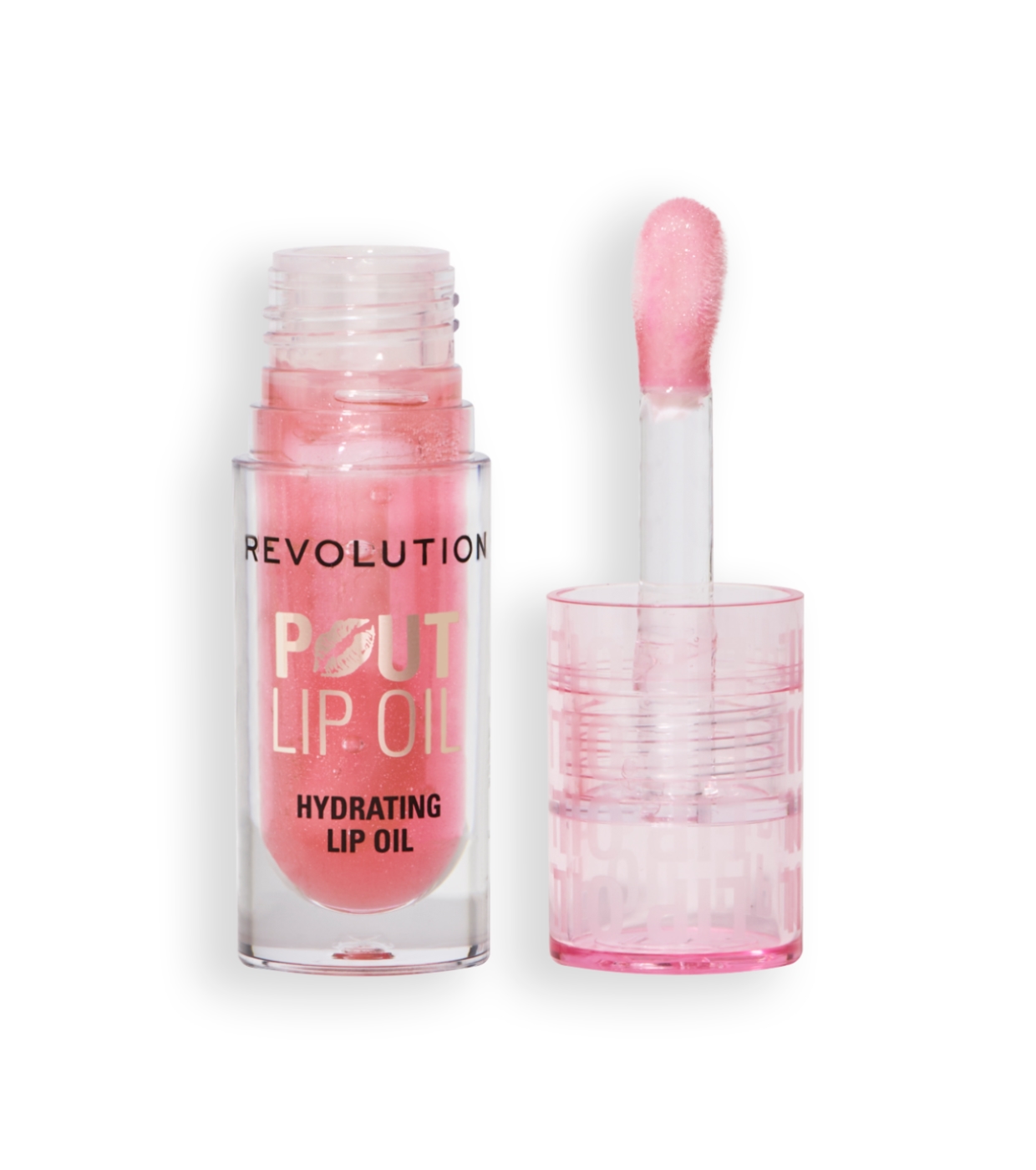 Revolution - Óleo para lábios Pout Lip - Glam Pink Shimmer
