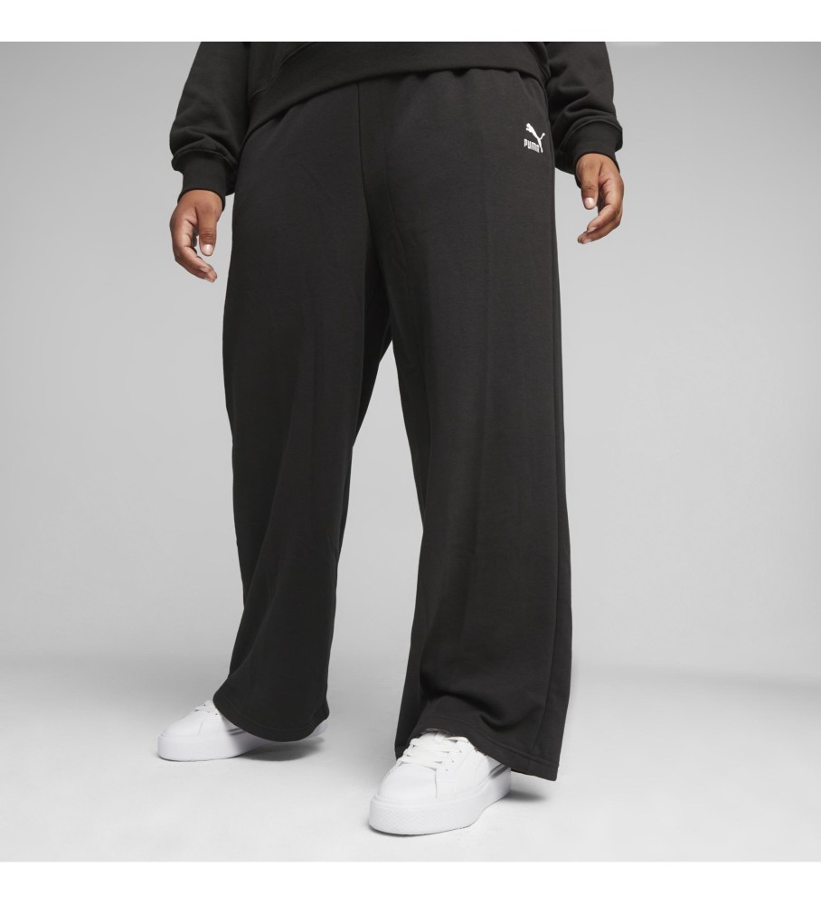 Calça de fato de treino Puma Relaxed Sweet preta