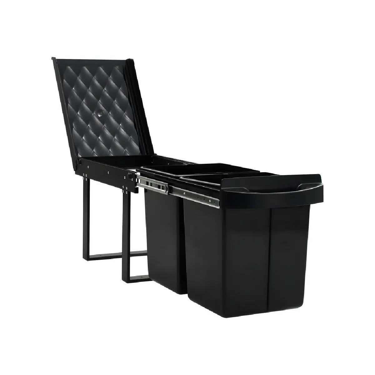 Vente-Unique - 48 L - Noir