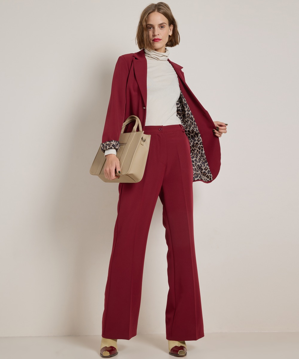 uni blazer panterprint voering