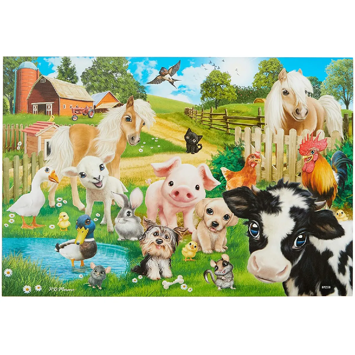 Puzzle 2 x 24 pièces - Animal Club