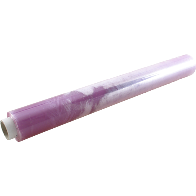 Folie, rekfolie ongeperforeerd, PVC, 60cm, 300m, 8my, transparant