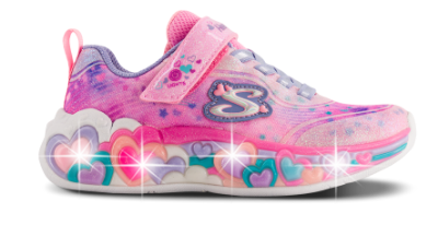 Skechers S-Lights Eternal Heart Lights Sneaker Pink 302696L (27-36)