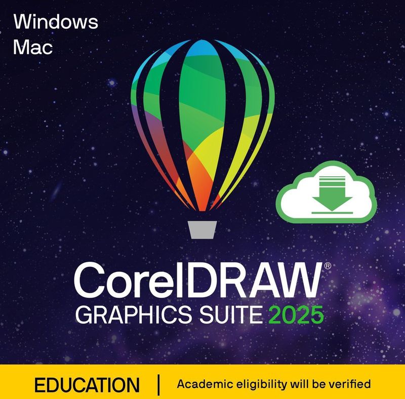 Corel - Graphics Suite 2025 - Studentenversie - Windows & Mac