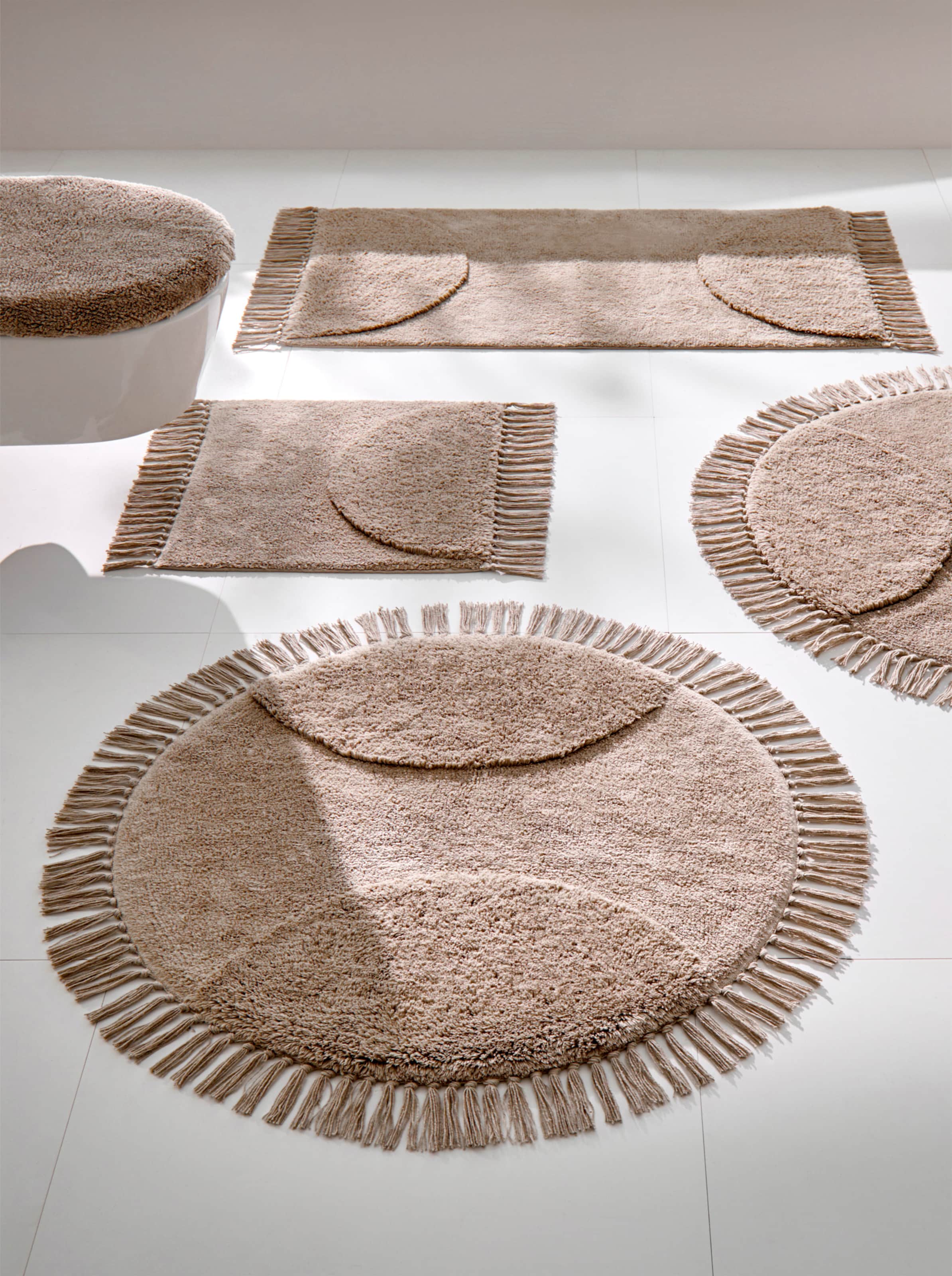 heine home Badteppich in taupe