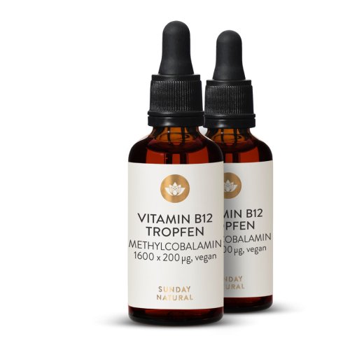 Sunday Natural Products  B12 TropfenMethylcobalamin 200 µg