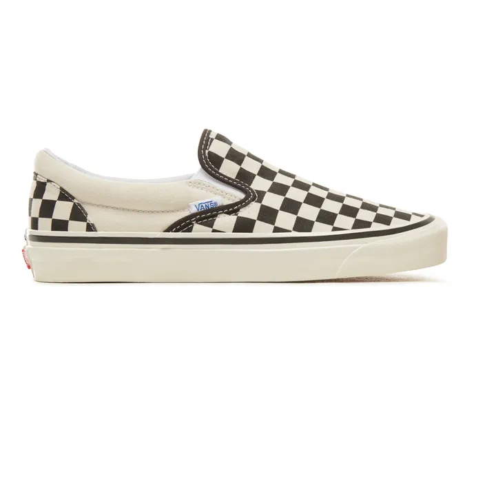Vans Baskets Classic Slip-On 98 Dx Checkerboard - Collection Adulte  | Noir