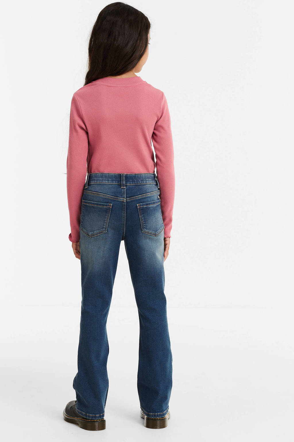 anytime flared jeans blauw