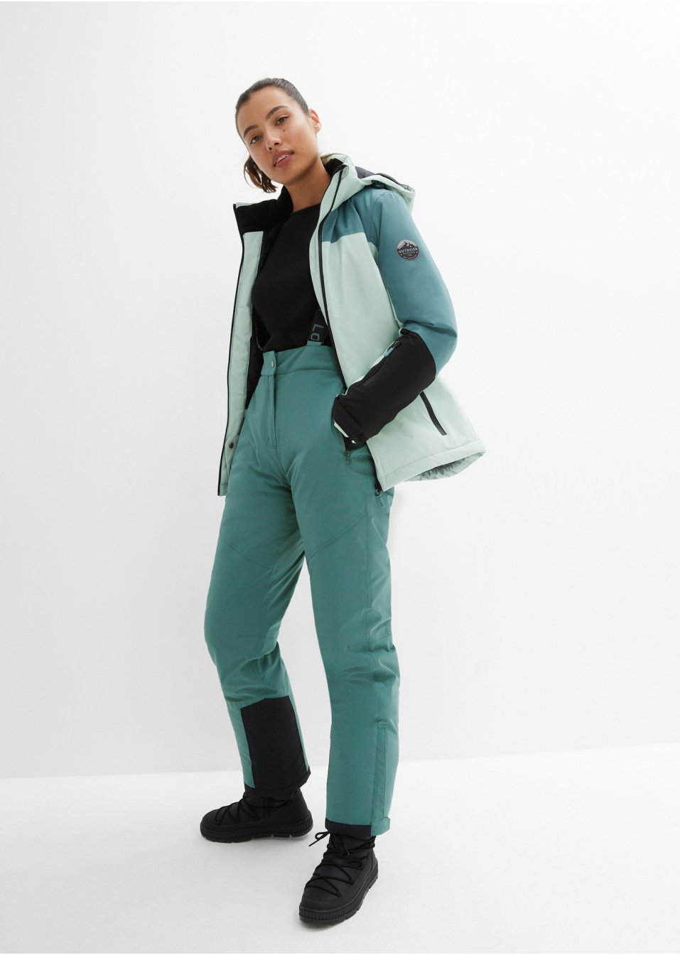 Veste de ski fonctionnelle avec fentes d'aération, étanche