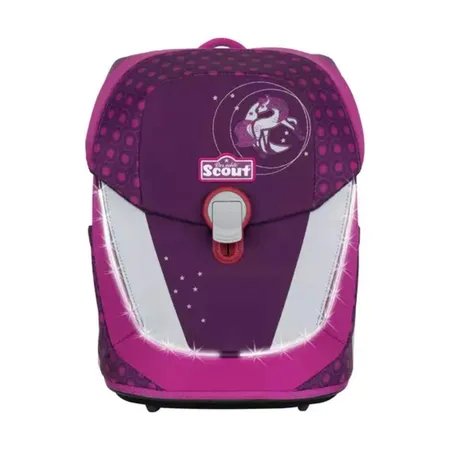 Scout Safety Light Sunny II Schulranzenset Moonlight Pony, 4-teilig