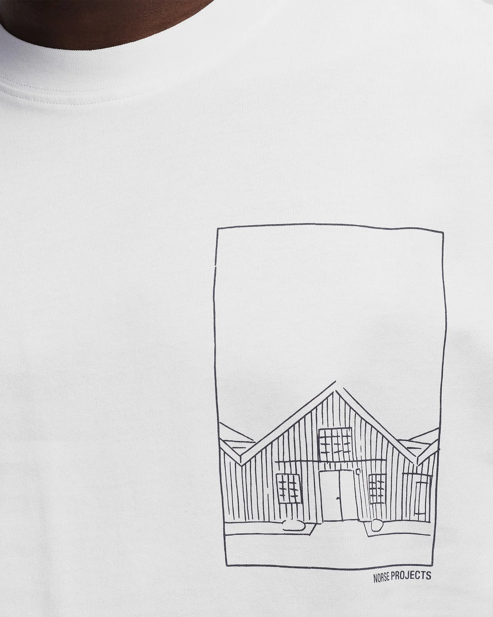 Norse Projects Johannes Organic Kanonbadsvej Print T-shirt
