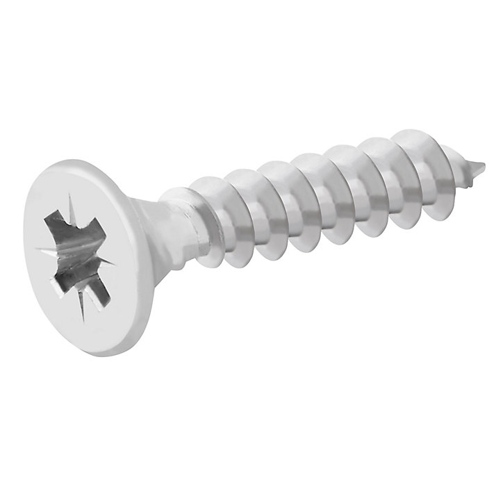 Vis à bois en acier inoxydable A4 pozidriv 3x16 mm - 20 pièces