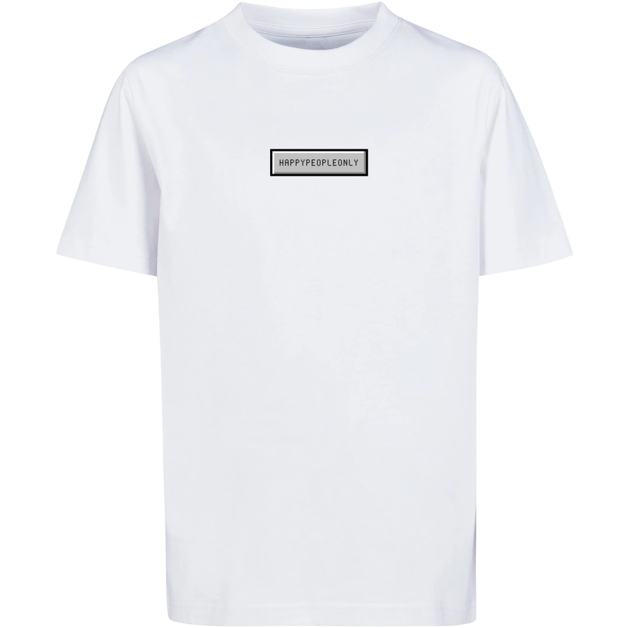 F4NT4STIC T-Shirt SIlvester Party Happy People Only weiß