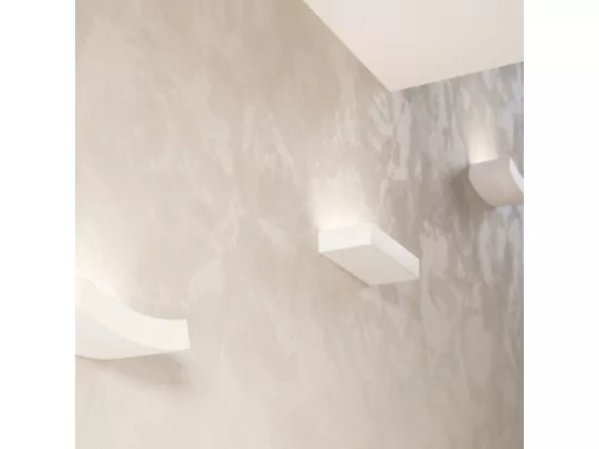 Sollux HATTOR Applique Plaster Uplighters Blanc G9