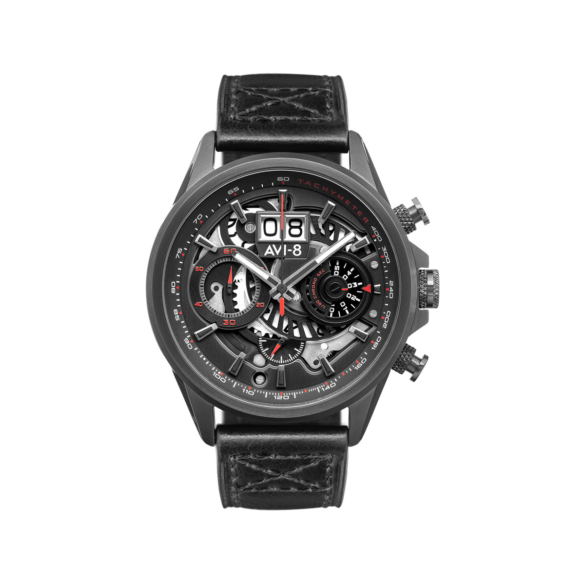 Montre AVI 8 HAWKER HARRIER II Bracelet Cuir