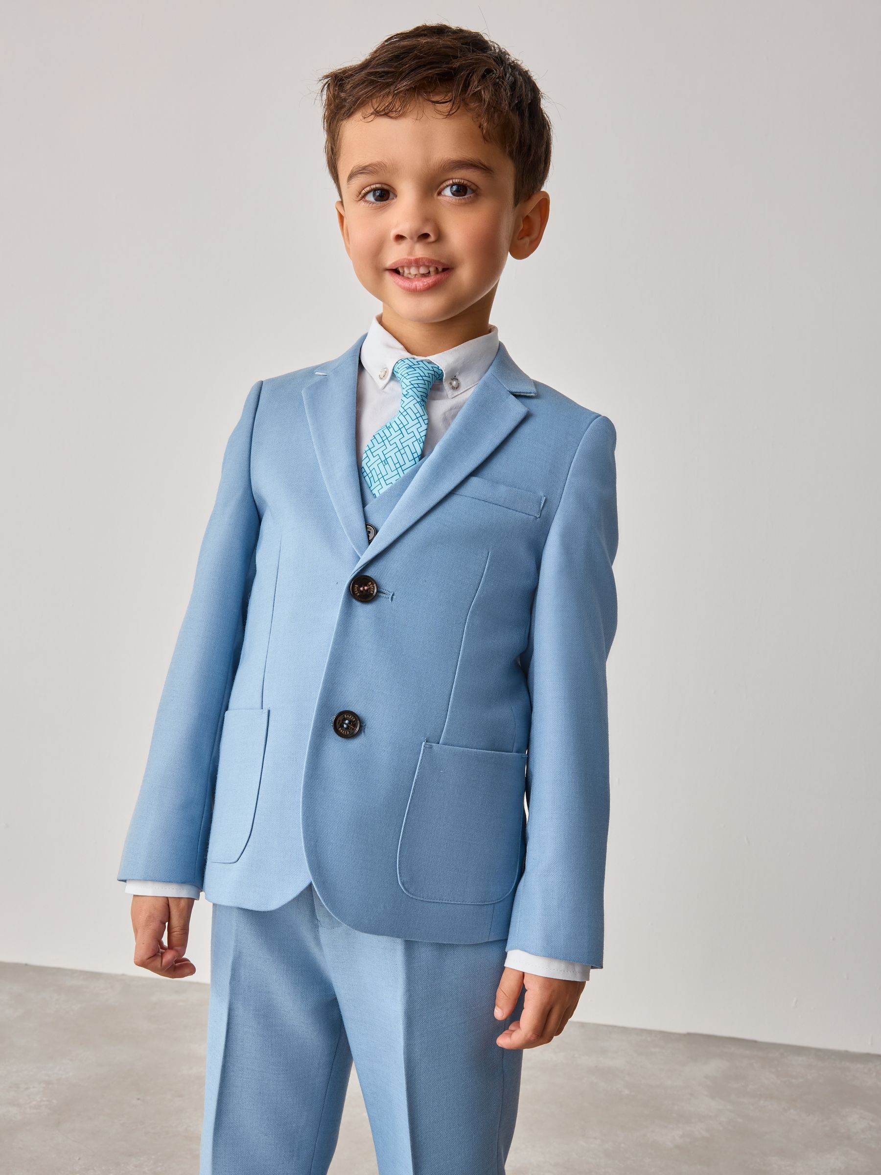 Normaal blauw - Baker By Ted Baker kostuumjasje