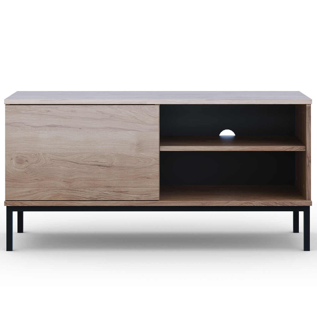 Cosmopolitan Design Meuble TV Query brun - 101x41x50 cm