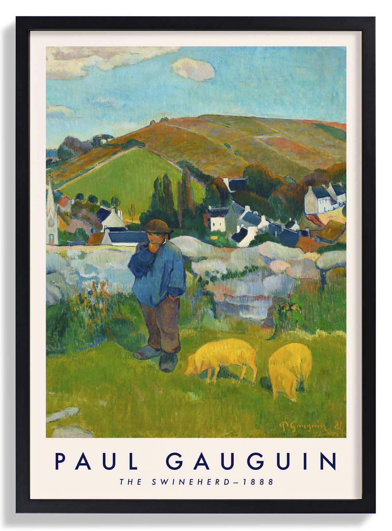 Der Schweinehirt von Paul Gauguin