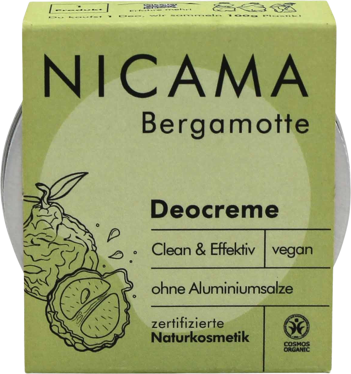 NICAMA  Deocreme Bergamotte, 45 g