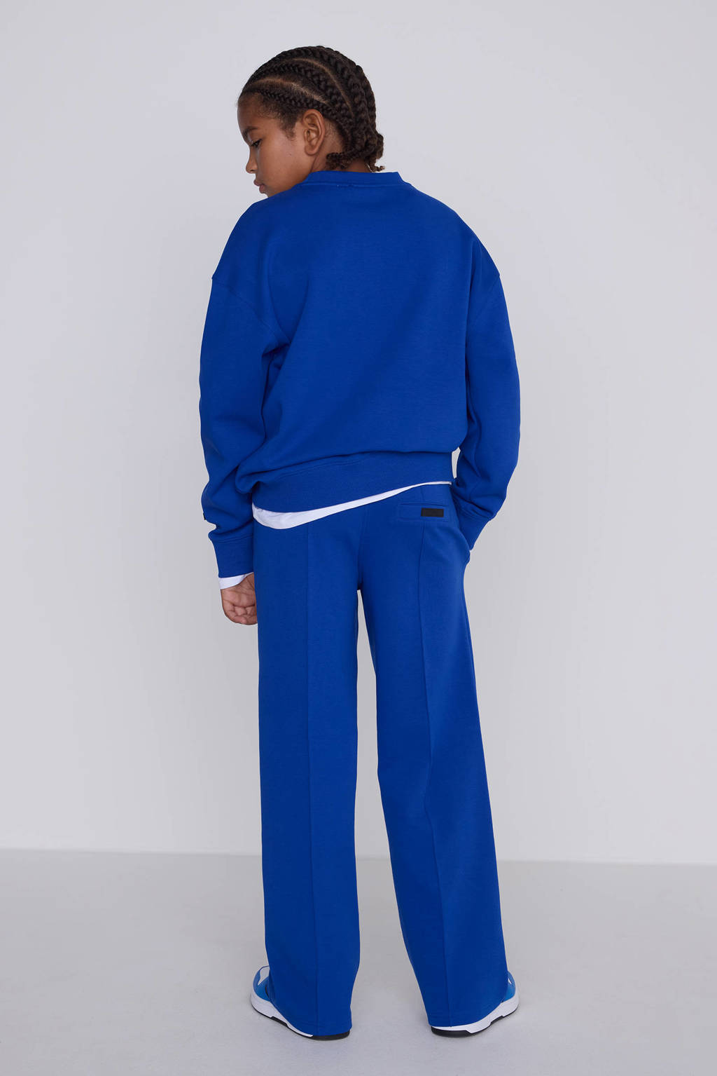 Coolcat Unisex Wide Leg Joggingbroek Misha met Plooi