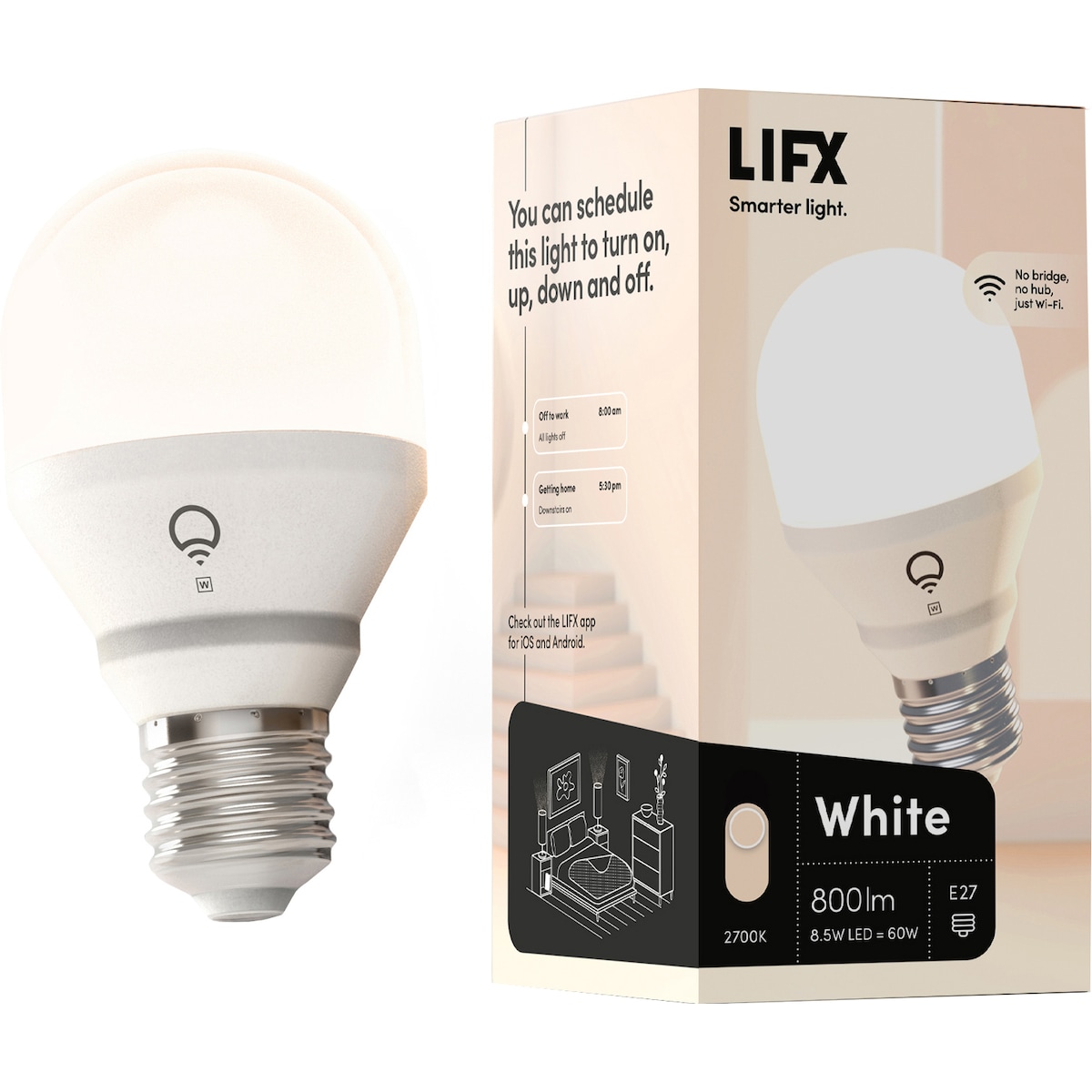 LIFX smart LED-pære 6324974 (1-pakning)