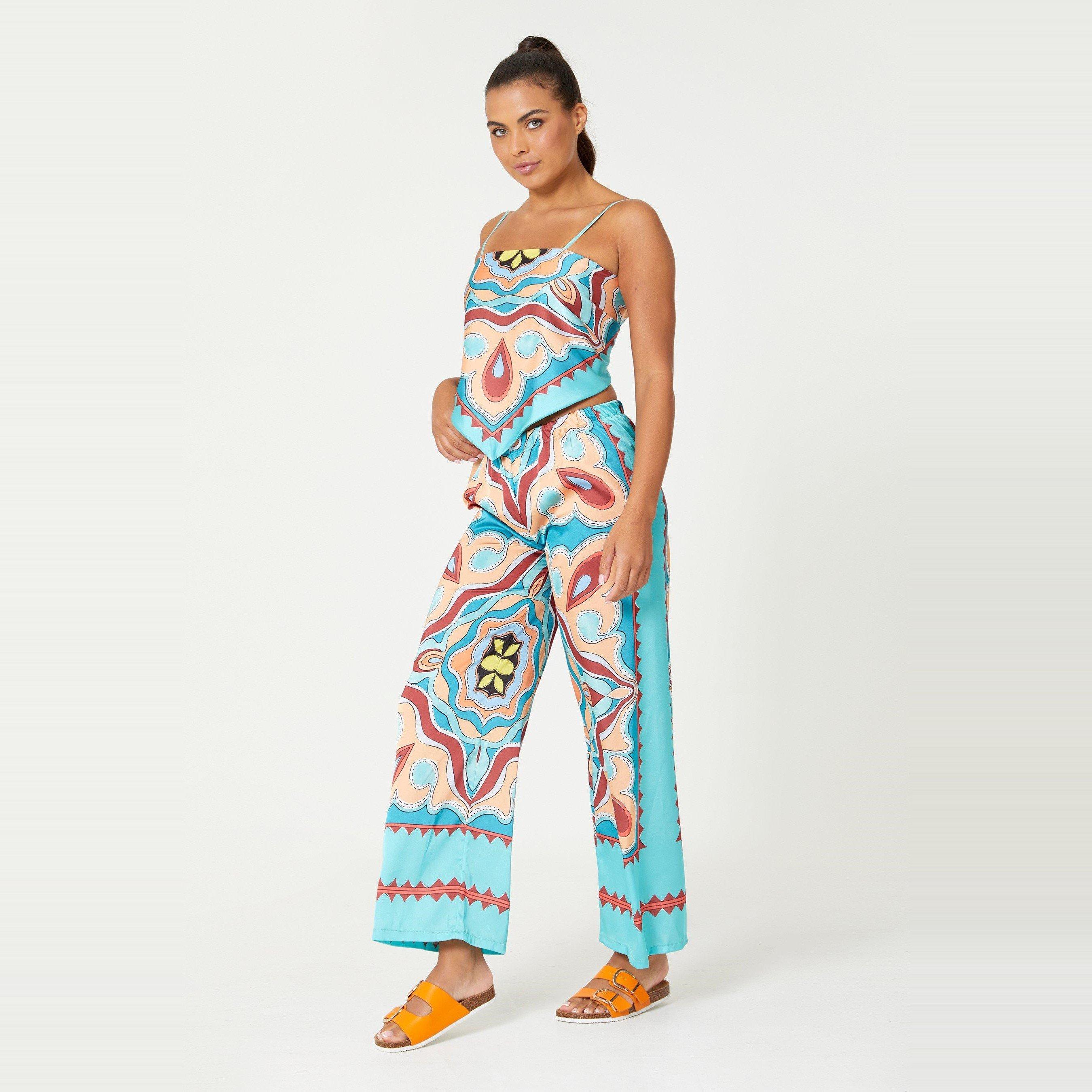 Be You BeYou Cami Top and Trouser Set Womens